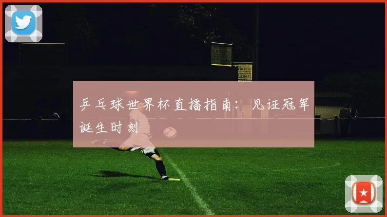 乒乓球世界杯直播指南：见证冠军诞生时刻